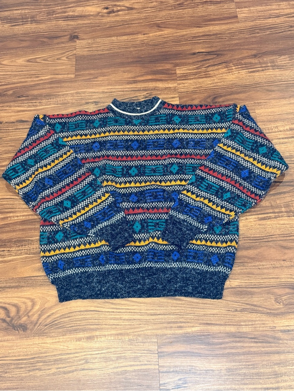 Vintage McGregor Sweater Mens Crewneck Geometric Abstract Cosby Grandpacore M